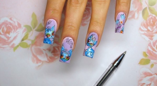 Маникюр рисунки на ногтях