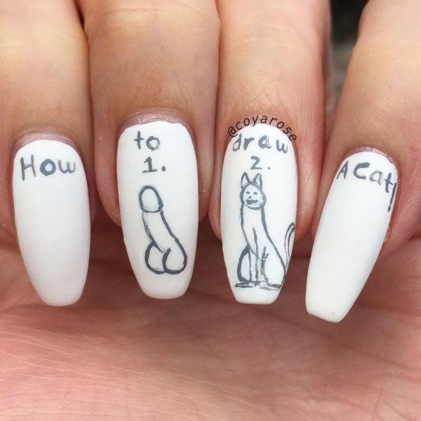 Узоры на ногтях для начинающих