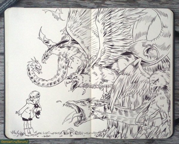 Рисунки ручкой прикольные