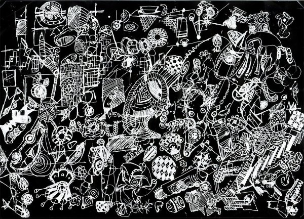 Абстракция с мелкими деталями