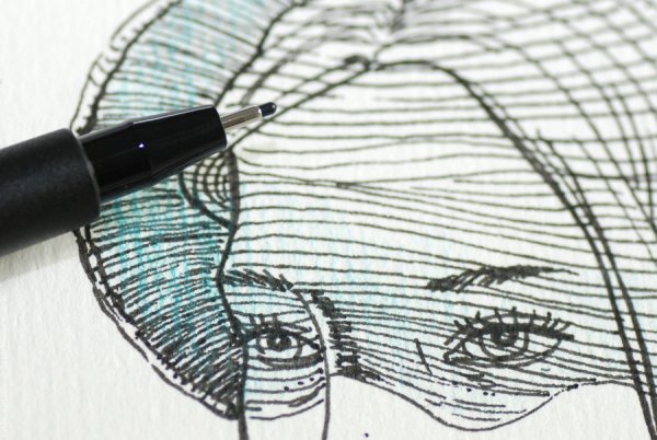 Ручка для рисования микрон 001