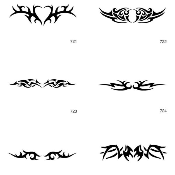 Лёгкие рисунки для тату ручкой