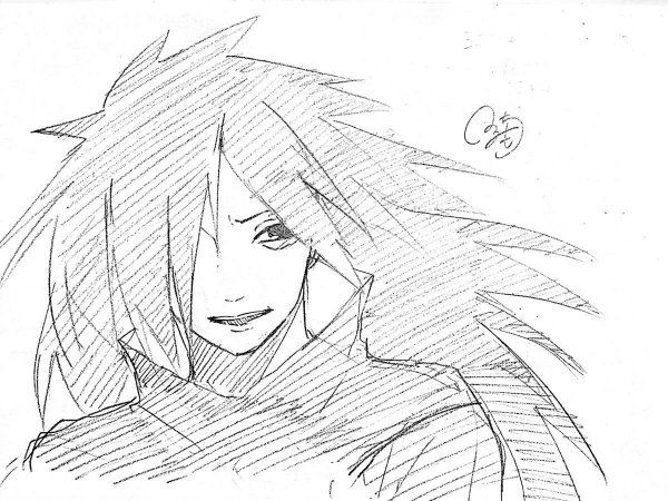 Мадара 6 путей арт карандашом