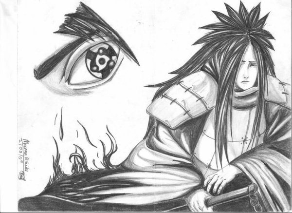 Tattoo Sketch Учиха Мадара