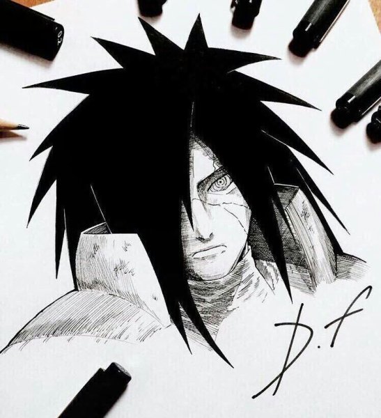 Мадара трафарет