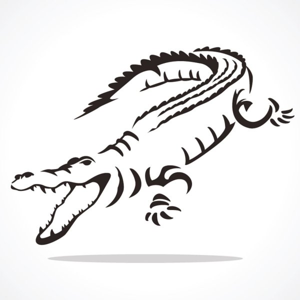 Тату крокодил эскизы