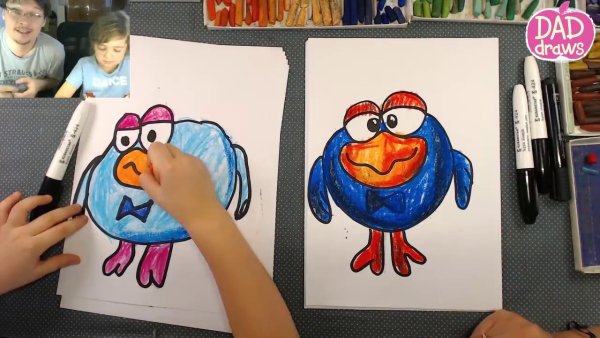 Стиль рисования смешариков