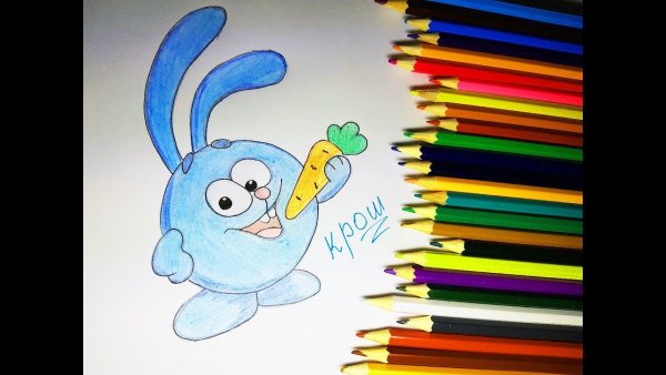 Цветные карандаши Смешарики