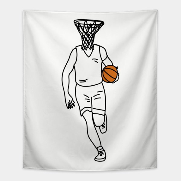 Баскетбольная футболка рисунок