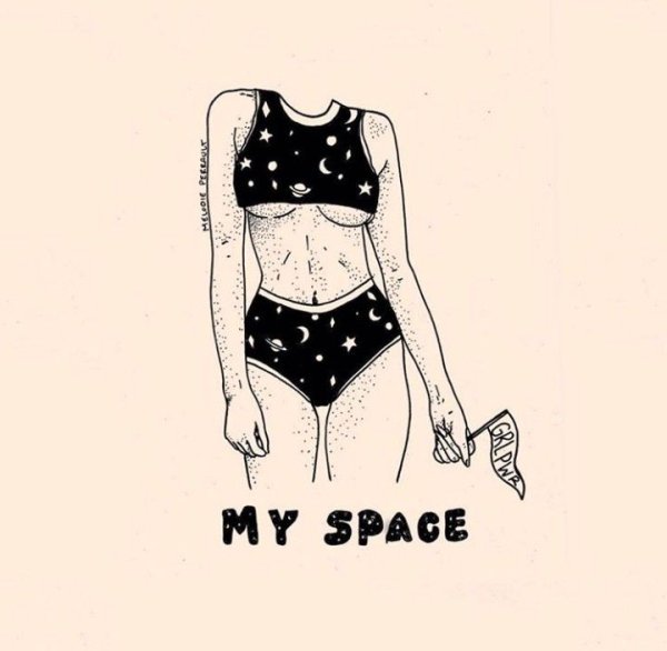 Трафарет женской фигуры