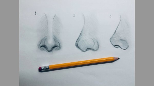 Прикольные рисунки на носу