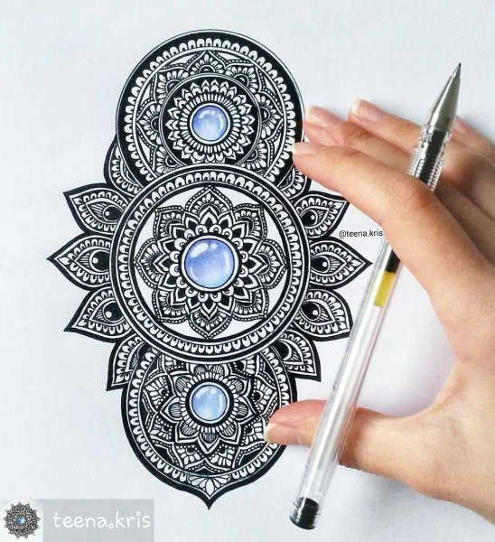 Стилизованная Мандала