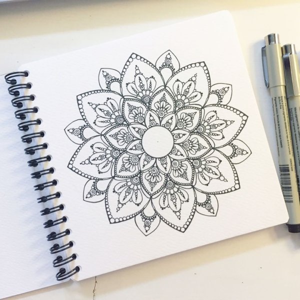 Красивые узоры для скетчбука