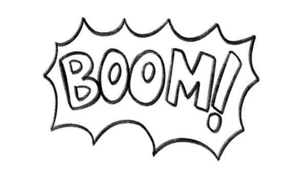 Фирменные рисование Boom