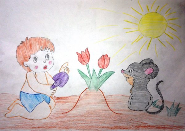 Рисунок на тему доброта