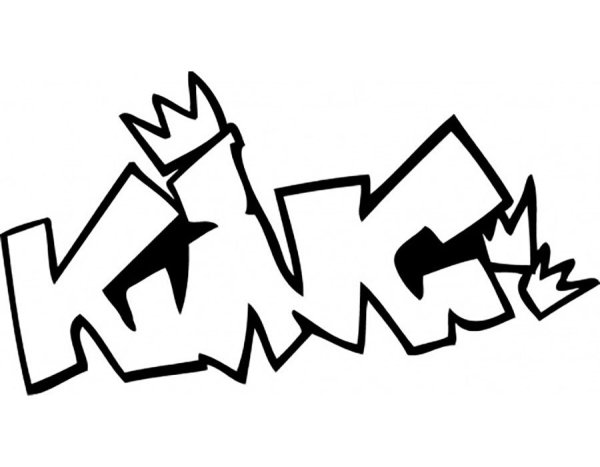 Граффити раскраска