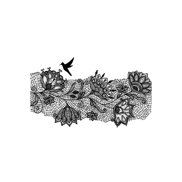 Стильное кружево рисунок