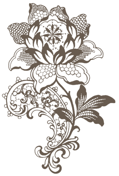 Стилизованные цветочные узоры