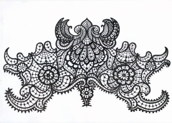 Тату кружева эскизы