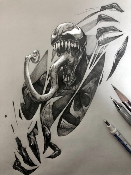 Тату венгм эскизы Веном