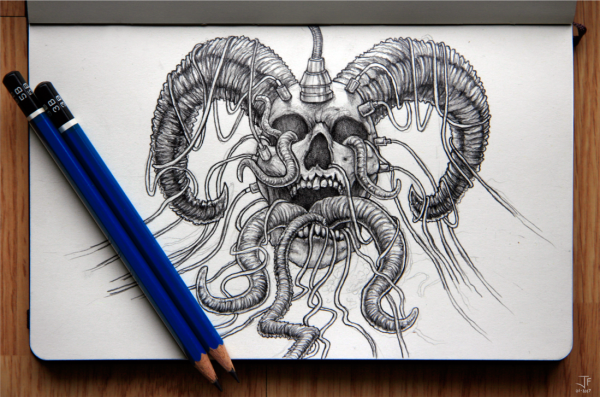 Рисунки ручкой