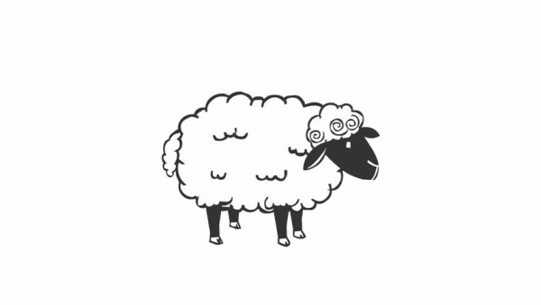 Стилизованная овца