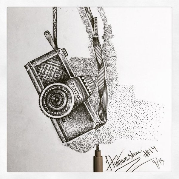 Фотоаппарат эскиз