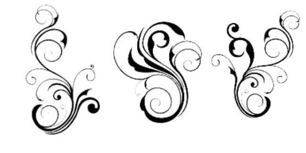 Красивые завитки