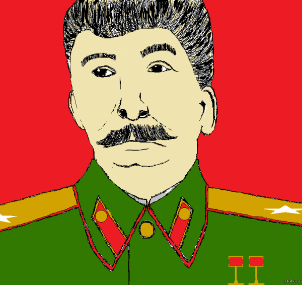 Сталин Иосиф Виссарионович рисунок