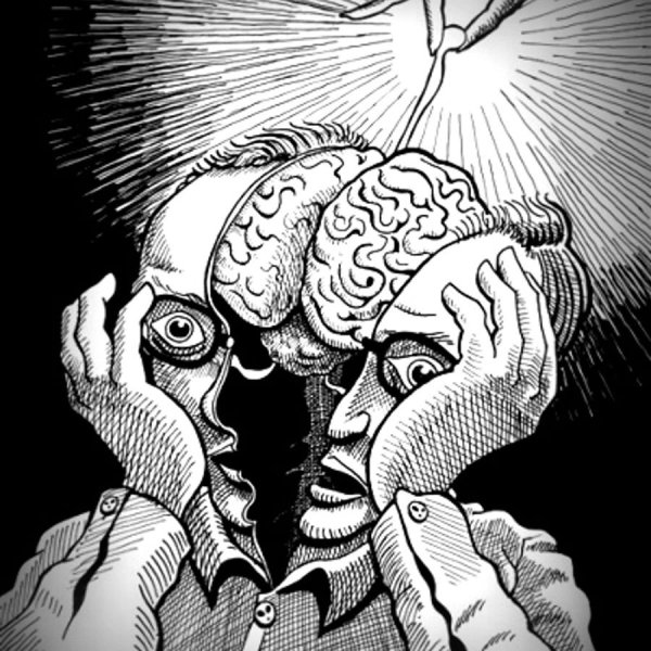 Психоделика черно белая