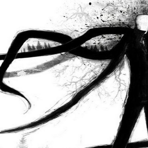 Слендермен эскиз