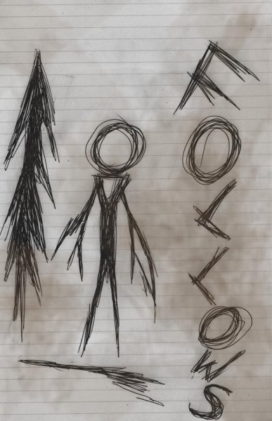 Слендермен на бумаге