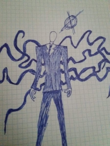 Рисунки СЛЕНДЕРМЕНА карандашом