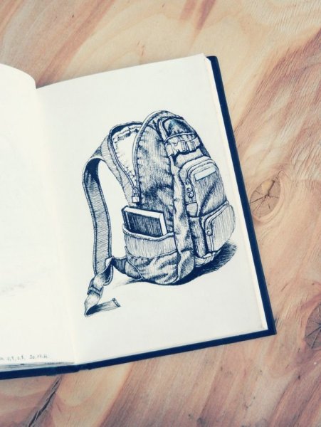 Скетчбук для рисования гелевыми ручками