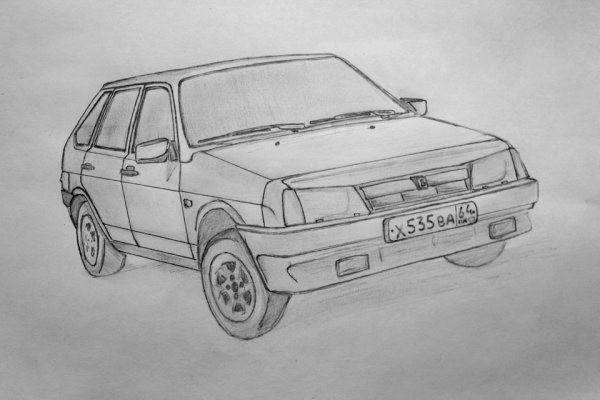 ВАЗ 2109 рисунок
