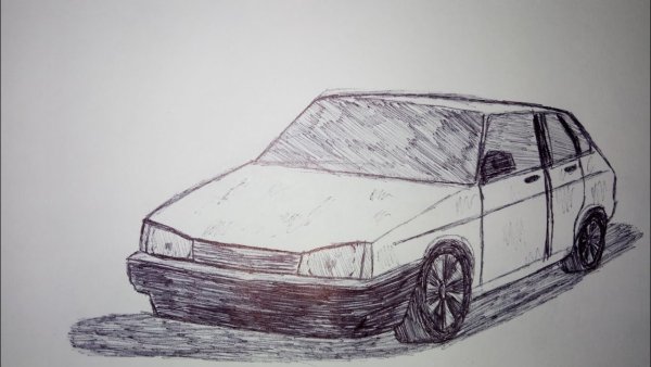 ВАЗ 2109 БПАН рисунок