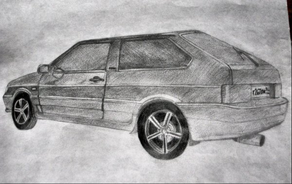 ВАЗ 2113 рисунок