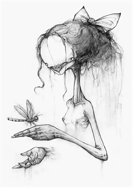 Страшные идеи для рисования