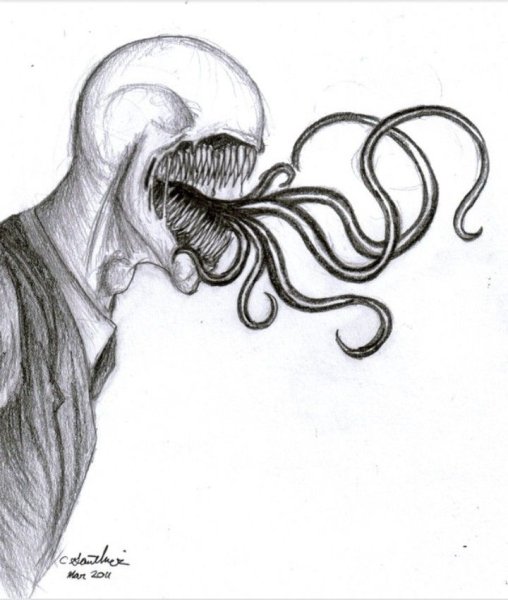 Жуткое искусство карандашом