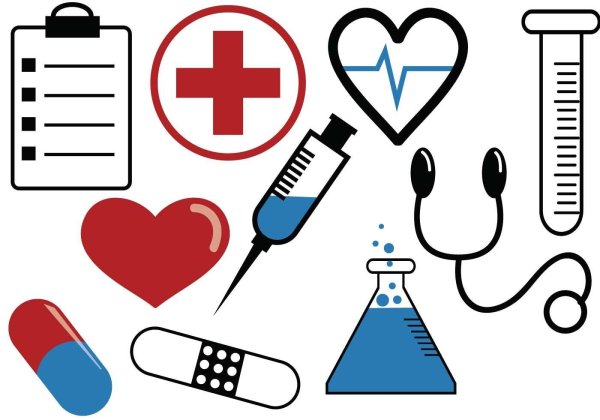 Раскраска врач и пациент