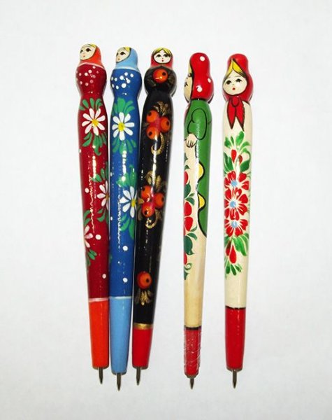 Ручки сувенирные деревянные