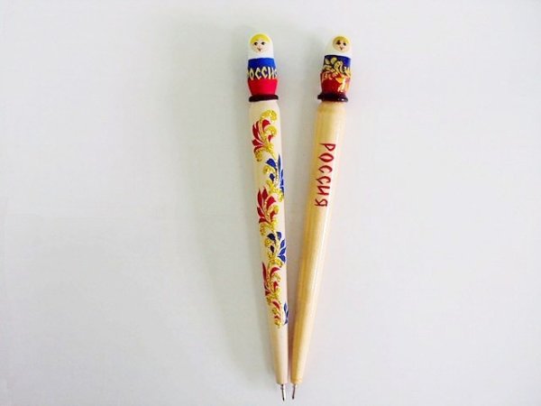 Сувенирные ручки с логотипом гимнастка