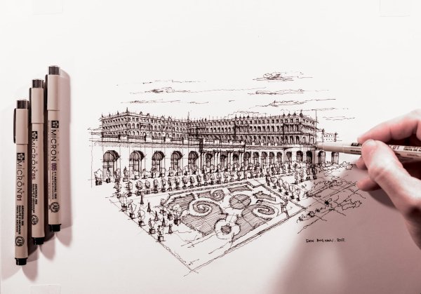 Капиллярная ручка для рисования