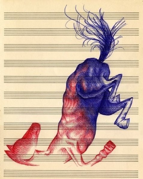 Рисунки в тетради