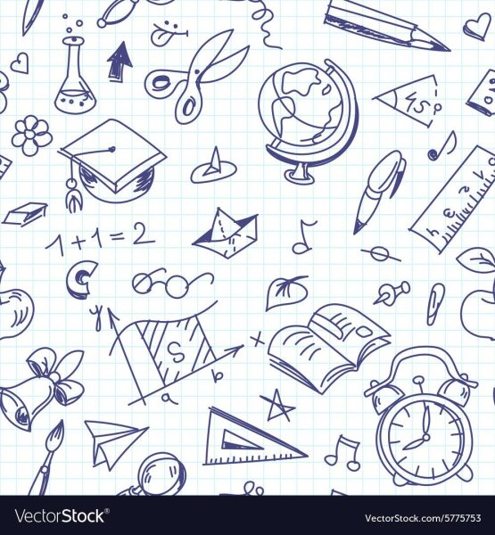 Паттерн Школьная тетрадь