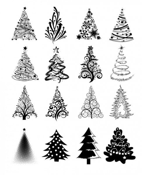 Стилизованная елка