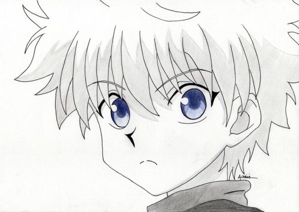 Киллуа Хантер рисунок