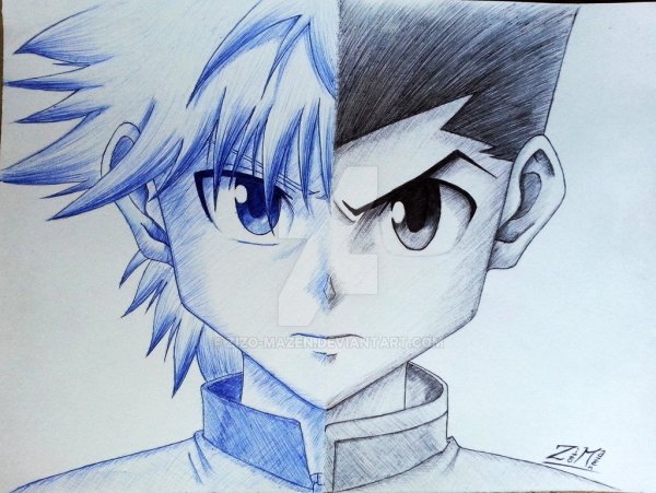 Киллуа для срисовки