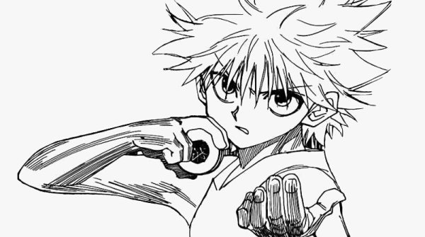 Киллуа Lineart