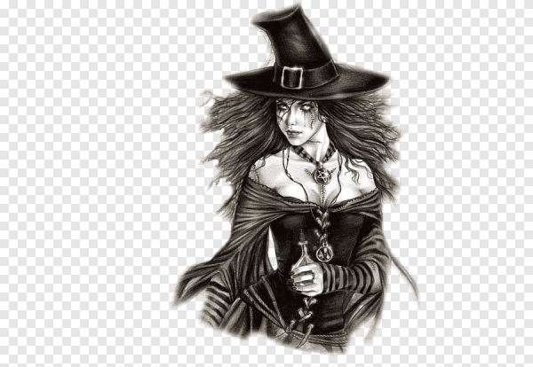 Ведьма набросок